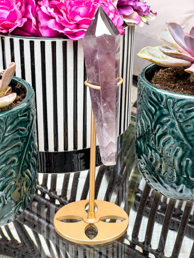 AMETHYST WAND ON STAND Revive In Style Vintage Furniture Painted Refinished Redesign Beautiful One of a Kind Artistic Antique Unique Home Decor Interior Design French Country Shabby Chic Cottage Farmhouse Grandmillenial Coastal Chalk Paint Metallic Glam Eclectic Quality Dovetailed Rustic Furniture Painter Pinterest Bedroom Living Room Entryway Kitchen Home Trends House Styles Decorating ideas