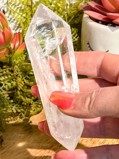 CLEAR QUARTZ DOUBLE TERMINATED POINT Revive In Style Vintage Furniture Painted Refinished Redesign Beautiful One of a Kind Artistic Antique Unique Home Decor Interior Design French Country Shabby Chic Cottage Farmhouse Grandmillenial Coastal Chalk Paint Metallic Glam Eclectic Quality Dovetailed Rustic Furniture Painter Pinterest Bedroom Living Room Entryway Kitchen Home Trends House Styles Decorating ideas