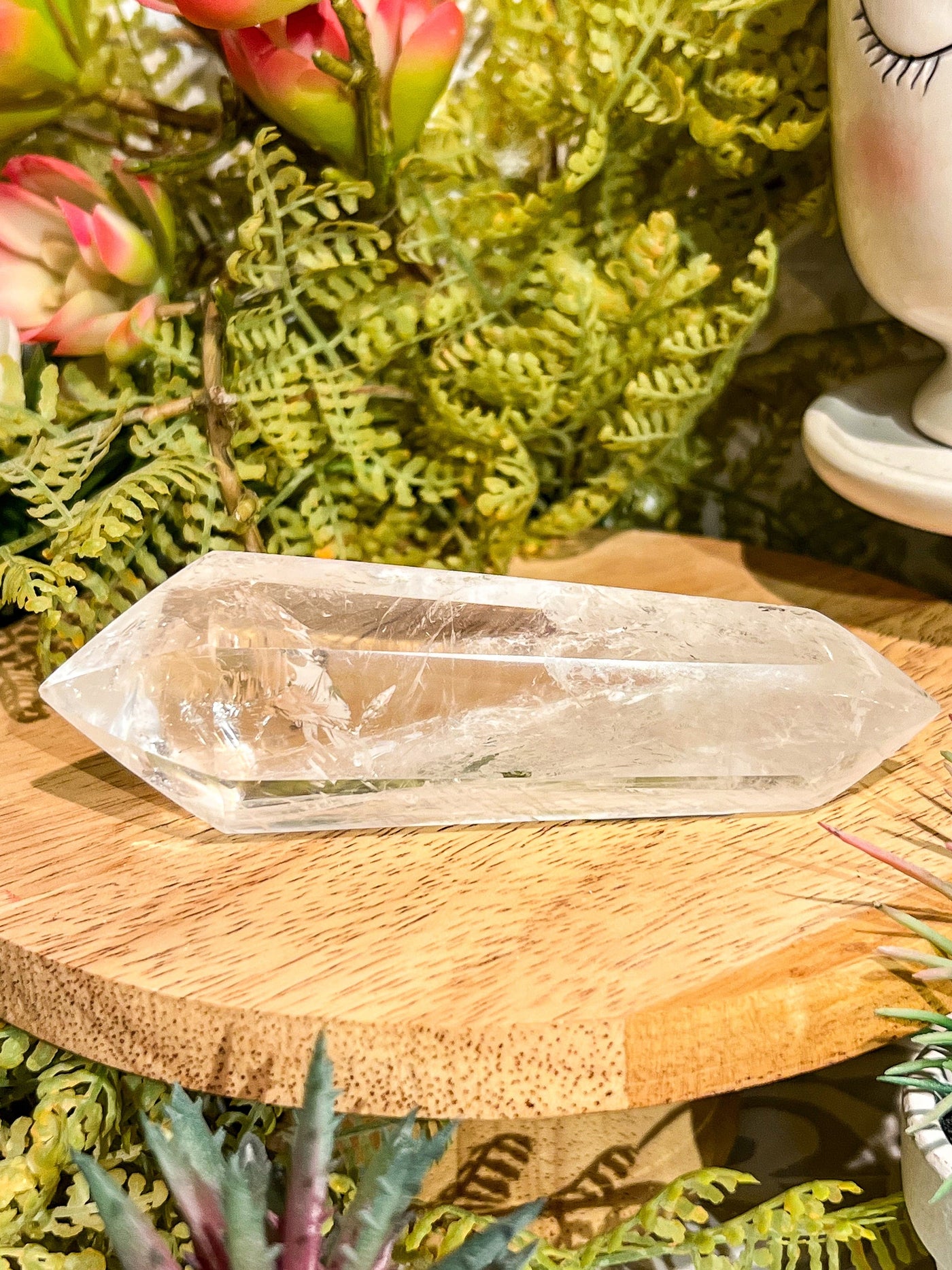 CLEAR QUARTZ DOUBLE TERMINATED POINT Revive In Style Vintage Furniture Painted Refinished Redesign Beautiful One of a Kind Artistic Antique Unique Home Decor Interior Design French Country Shabby Chic Cottage Farmhouse Grandmillenial Coastal Chalk Paint Metallic Glam Eclectic Quality Dovetailed Rustic Furniture Painter Pinterest Bedroom Living Room Entryway Kitchen Home Trends House Styles Decorating ideas