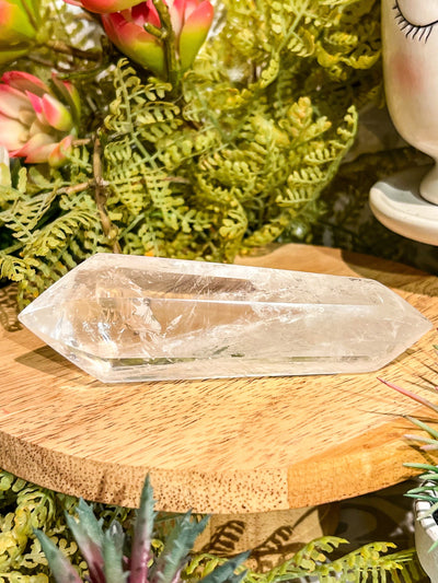 CLEAR QUARTZ DOUBLE TERMINATED POINT Revive In Style Vintage Furniture Painted Refinished Redesign Beautiful One of a Kind Artistic Antique Unique Home Decor Interior Design French Country Shabby Chic Cottage Farmhouse Grandmillenial Coastal Chalk Paint Metallic Glam Eclectic Quality Dovetailed Rustic Furniture Painter Pinterest Bedroom Living Room Entryway Kitchen Home Trends House Styles Decorating ideas