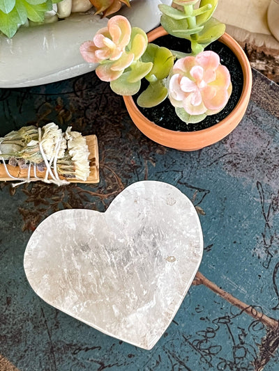 CLEAR QUARTZ HEART BOWLS (SMALL, LARGE) Revive In Style Vintage Furniture Painted Refinished Redesign Beautiful One of a Kind Artistic Antique Unique Home Decor Interior Design French Country Shabby Chic Cottage Farmhouse Grandmillenial Coastal Chalk Paint Metallic Glam Eclectic Quality Dovetailed Rustic Furniture Painter Pinterest Bedroom Living Room Entryway Kitchen Home Trends House Styles Decorating ideas