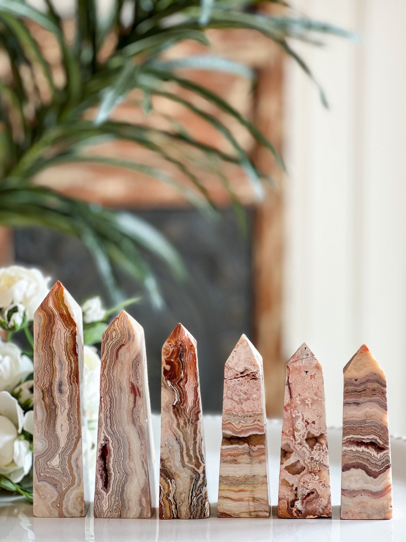 CRAZY LACE AGATE TOWERS Revive In Style Vintage Furniture Painted Refinished Redesign Beautiful One of a Kind Artistic Antique Unique Home Decor Interior Design French Country Shabby Chic Cottage Farmhouse Grandmillenial Coastal Chalk Paint Metallic Glam Eclectic Quality Dovetailed Rustic Furniture Painter Pinterest Bedroom Living Room Entryway Kitchen Home Trends House Styles Decorating ideas