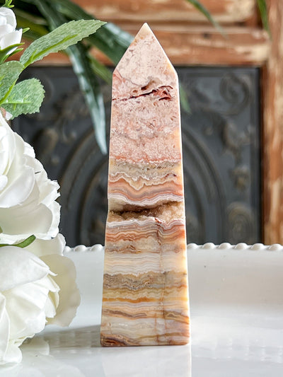 CRAZY LACE AGATE TOWERS Revive In Style Vintage Furniture Painted Refinished Redesign Beautiful One of a Kind Artistic Antique Unique Home Decor Interior Design French Country Shabby Chic Cottage Farmhouse Grandmillenial Coastal Chalk Paint Metallic Glam Eclectic Quality Dovetailed Rustic Furniture Painter Pinterest Bedroom Living Room Entryway Kitchen Home Trends House Styles Decorating ideas