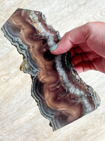 FLUORITE WITH PYRITE TOWER XL (RARE) Revive In Style Vintage Furniture Painted Refinished Redesign Beautiful One of a Kind Artistic Antique Unique Home Decor Interior Design French Country Shabby Chic Cottage Farmhouse Grandmillenial Coastal Chalk Paint Metallic Glam Eclectic Quality Dovetailed Rustic Furniture Painter Pinterest Bedroom Living Room Entryway Kitchen Home Trends House Styles Decorating ideas