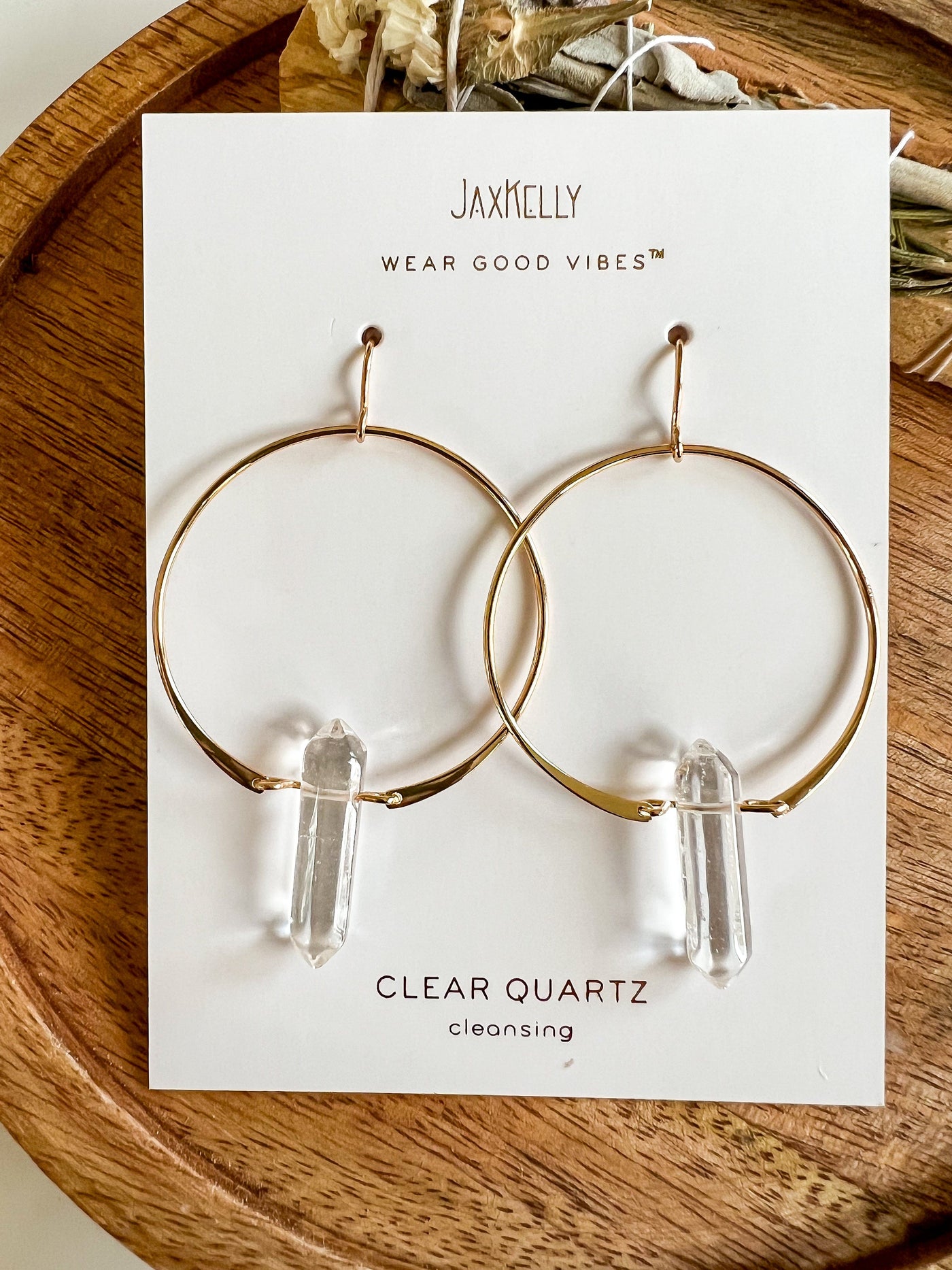 HOOP EARRINGS 18K - CLEAR QUARTZ Revive In Style Vintage Furniture Painted Refinished Redesign Beautiful One of a Kind Artistic Antique Unique Home Decor Interior Design French Country Shabby Chic Cottage Farmhouse Grandmillenial Coastal Chalk Paint Metallic Glam Eclectic Quality Dovetailed Rustic Furniture Painter Pinterest Bedroom Living Room Entryway Kitchen Home Trends House Styles Decorating ideas