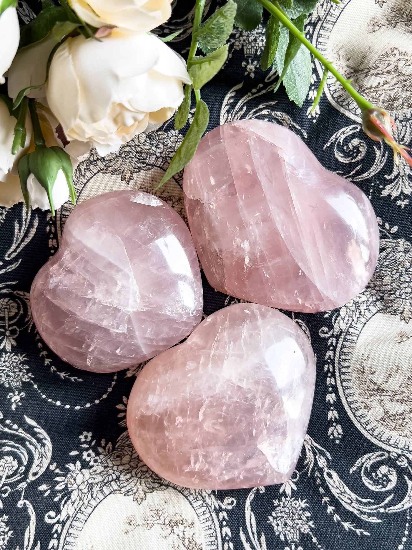 LARGE ROSE QUARTZ HEARTS Revive In Style Vintage Furniture Painted Refinished Redesign Beautiful One of a Kind Artistic Antique Unique Home Decor Interior Design French Country Shabby Chic Cottage Farmhouse Grandmillenial Coastal Chalk Paint Metallic Glam Eclectic Quality Dovetailed Rustic Furniture Painter Pinterest Bedroom Living Room Entryway Kitchen Home Trends House Styles Decorating ideas