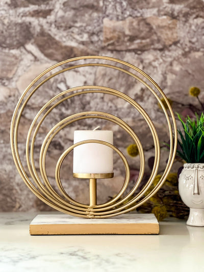 MODERN GOLD BURST CANDLE / SPHERE HOLDER Revive In Style Vintage Furniture Painted Refinished Redesign Beautiful One of a Kind Artistic Antique Unique Home Decor Interior Design French Country Shabby Chic Cottage Farmhouse Grandmillenial Coastal Chalk Paint Metallic Glam Eclectic Quality Dovetailed Rustic Furniture Painter Pinterest Bedroom Living Room Entryway Kitchen Home Trends House Styles Decorating ideas