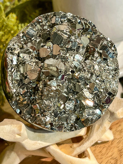 PERUVIAN PYRITE CUBE SPHERE Revive In Style Vintage Furniture Painted Refinished Redesign Beautiful One of a Kind Artistic Antique Unique Home Decor Interior Design French Country Shabby Chic Cottage Farmhouse Grandmillenial Coastal Chalk Paint Metallic Glam Eclectic Quality Dovetailed Rustic Furniture Painter Pinterest Bedroom Living Room Entryway Kitchen Home Trends House Styles Decorating ideas