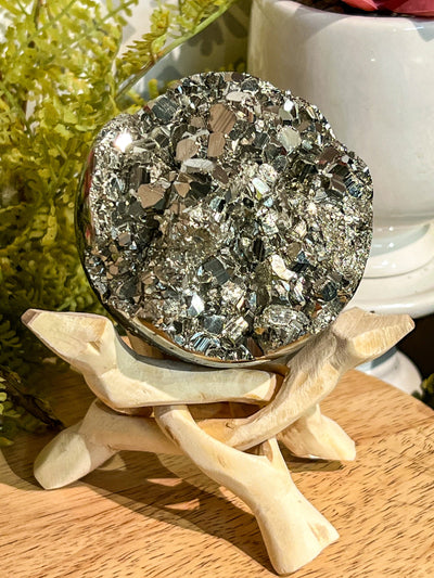 PERUVIAN PYRITE CUBE SPHERE Revive In Style Vintage Furniture Painted Refinished Redesign Beautiful One of a Kind Artistic Antique Unique Home Decor Interior Design French Country Shabby Chic Cottage Farmhouse Grandmillenial Coastal Chalk Paint Metallic Glam Eclectic Quality Dovetailed Rustic Furniture Painter Pinterest Bedroom Living Room Entryway Kitchen Home Trends House Styles Decorating ideas