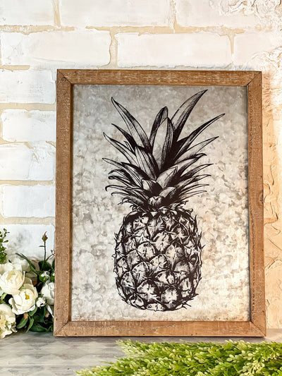 PINEAPPLE TIN WALL ART Revive In Style Vintage Furniture Painted Refinished Redesign Beautiful One of a Kind Artistic Antique Unique Home Decor Interior Design French Country Shabby Chic Cottage Farmhouse Grandmillenial Coastal Chalk Paint Metallic Glam Eclectic Quality Dovetailed Rustic Furniture Painter Pinterest Bedroom Living Room Entryway Kitchen Home Trends House Styles Decorating ideas