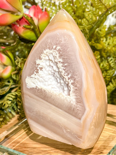 PINK AMETHYST WHITE DRUZY TEARDROP Revive In Style Vintage Furniture Painted Refinished Redesign Beautiful One of a Kind Artistic Antique Unique Home Decor Interior Design French Country Shabby Chic Cottage Farmhouse Grandmillenial Coastal Chalk Paint Metallic Glam Eclectic Quality Dovetailed Rustic Furniture Painter Pinterest Bedroom Living Room Entryway Kitchen Home Trends House Styles Decorating ideas