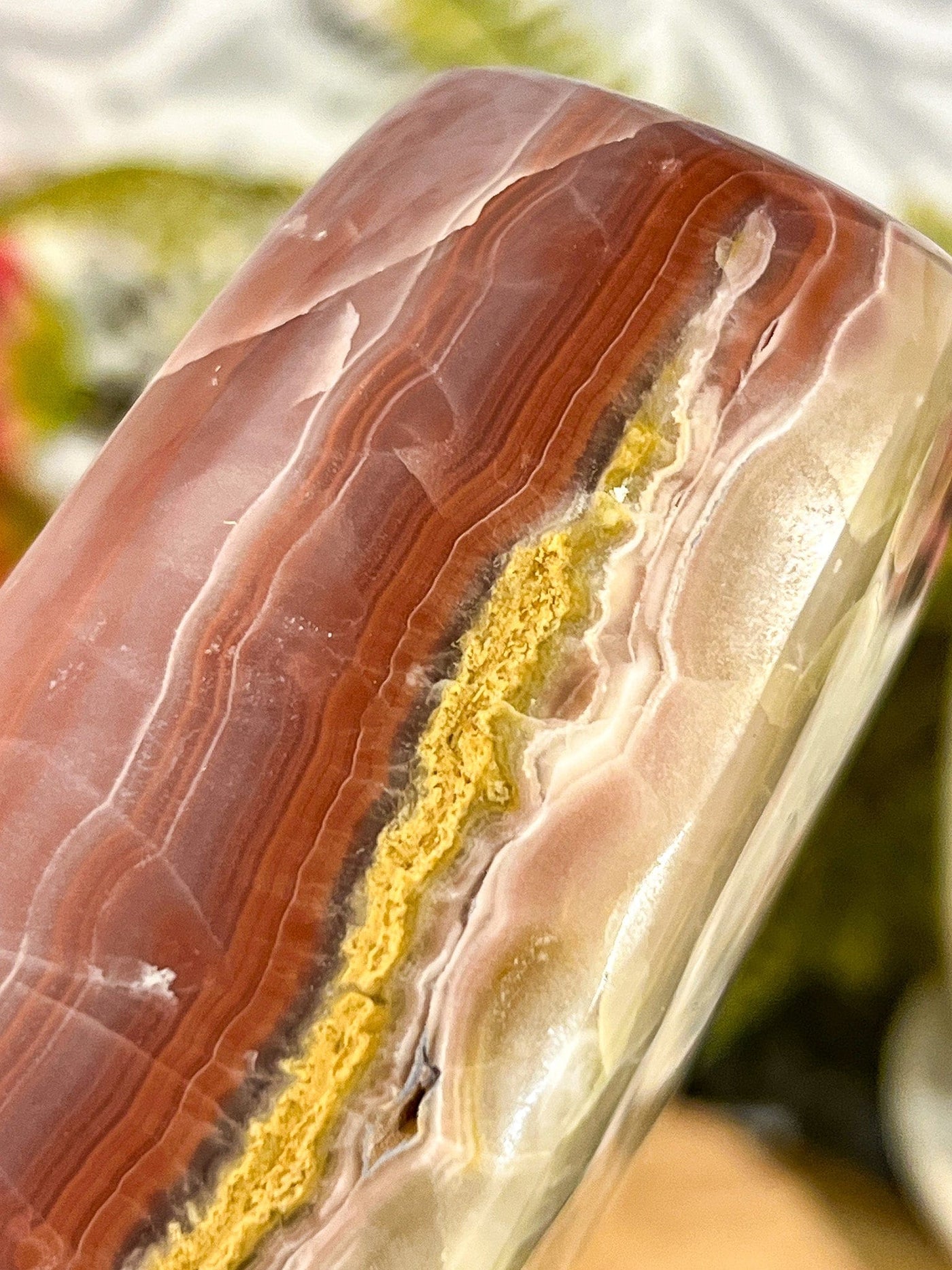 PINK BANDED CALCITE FREEFORMS (RARE VEIN) Revive In Style Vintage Furniture Painted Refinished Redesign Beautiful One of a Kind Artistic Antique Unique Home Decor Interior Design French Country Shabby Chic Cottage Farmhouse Grandmillenial Coastal Chalk Paint Metallic Glam Eclectic Quality Dovetailed Rustic Furniture Painter Pinterest Bedroom Living Room Entryway Kitchen Home Trends House Styles Decorating ideas