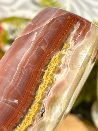 PINK BANDED CALCITE FREEFORMS (RARE VEIN) Revive In Style Vintage Furniture Painted Refinished Redesign Beautiful One of a Kind Artistic Antique Unique Home Decor Interior Design French Country Shabby Chic Cottage Farmhouse Grandmillenial Coastal Chalk Paint Metallic Glam Eclectic Quality Dovetailed Rustic Furniture Painter Pinterest Bedroom Living Room Entryway Kitchen Home Trends House Styles Decorating ideas