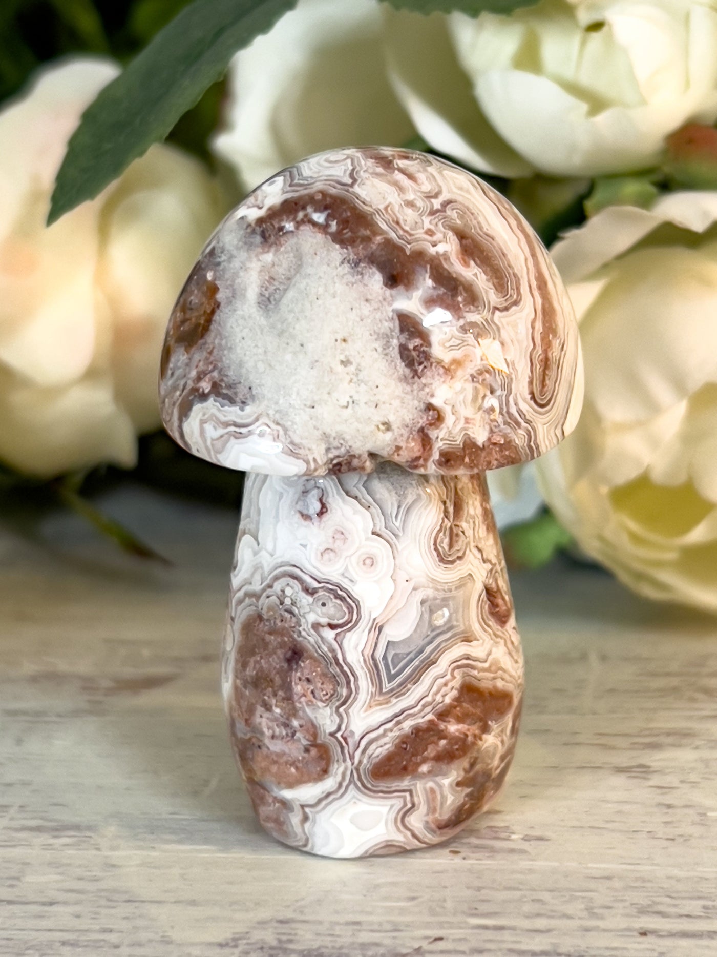 PINK CRAZY LACE AGATE MUSHROOMS Revive In Style Vintage Furniture Painted Refinished Redesign Beautiful One of a Kind Artistic Antique Unique Home Decor Interior Design French Country Shabby Chic Cottage Farmhouse Grandmillenial Coastal Chalk Paint Metallic Glam Eclectic Quality Dovetailed Rustic Furniture Painter Pinterest Bedroom Living Room Entryway Kitchen Home Trends House Styles Decorating ideas