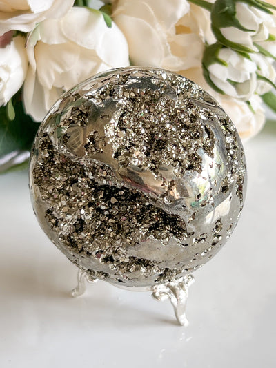 PYRITE SPHERES FROM PERU Revive In Style Vintage Furniture Painted Refinished Redesign Beautiful One of a Kind Artistic Antique Unique Home Decor Interior Design French Country Shabby Chic Cottage Farmhouse Grandmillenial Coastal Chalk Paint Metallic Glam Eclectic Quality Dovetailed Rustic Furniture Painter Pinterest Bedroom Living Room Entryway Kitchen Home Trends House Styles Decorating ideas
