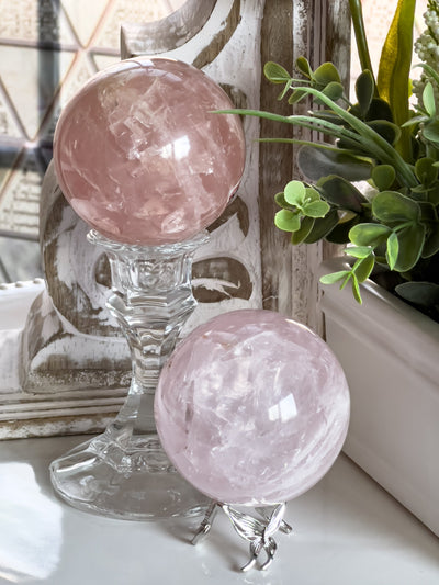 ROSE QUARTZ LARGE SPHERE (AAA QUALITY) Revive In Style Vintage Furniture Painted Refinished Redesign Beautiful One of a Kind Artistic Antique Unique Home Decor Interior Design French Country Shabby Chic Cottage Farmhouse Grandmillenial Coastal Chalk Paint Metallic Glam Eclectic Quality Dovetailed Rustic Furniture Painter Pinterest Bedroom Living Room Entryway Kitchen Home Trends House Styles Decorating ideas
