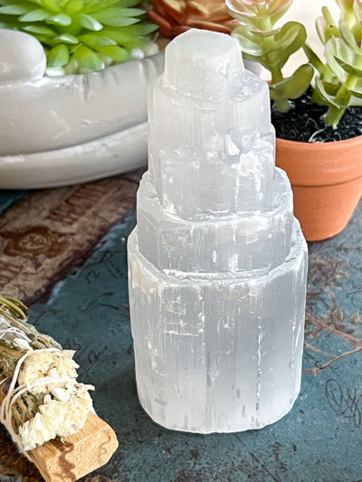 SELENITE COLLECTION: Bowls, Towers and Points Revive In Style Vintage Furniture Painted Refinished Redesign Beautiful One of a Kind Artistic Antique Unique Home Decor Interior Design French Country Shabby Chic Cottage Farmhouse Grandmillenial Coastal Chalk Paint Metallic Glam Eclectic Quality Dovetailed Rustic Furniture Painter Pinterest Bedroom Living Room Entryway Kitchen Home Trends House Styles Decorating ideas