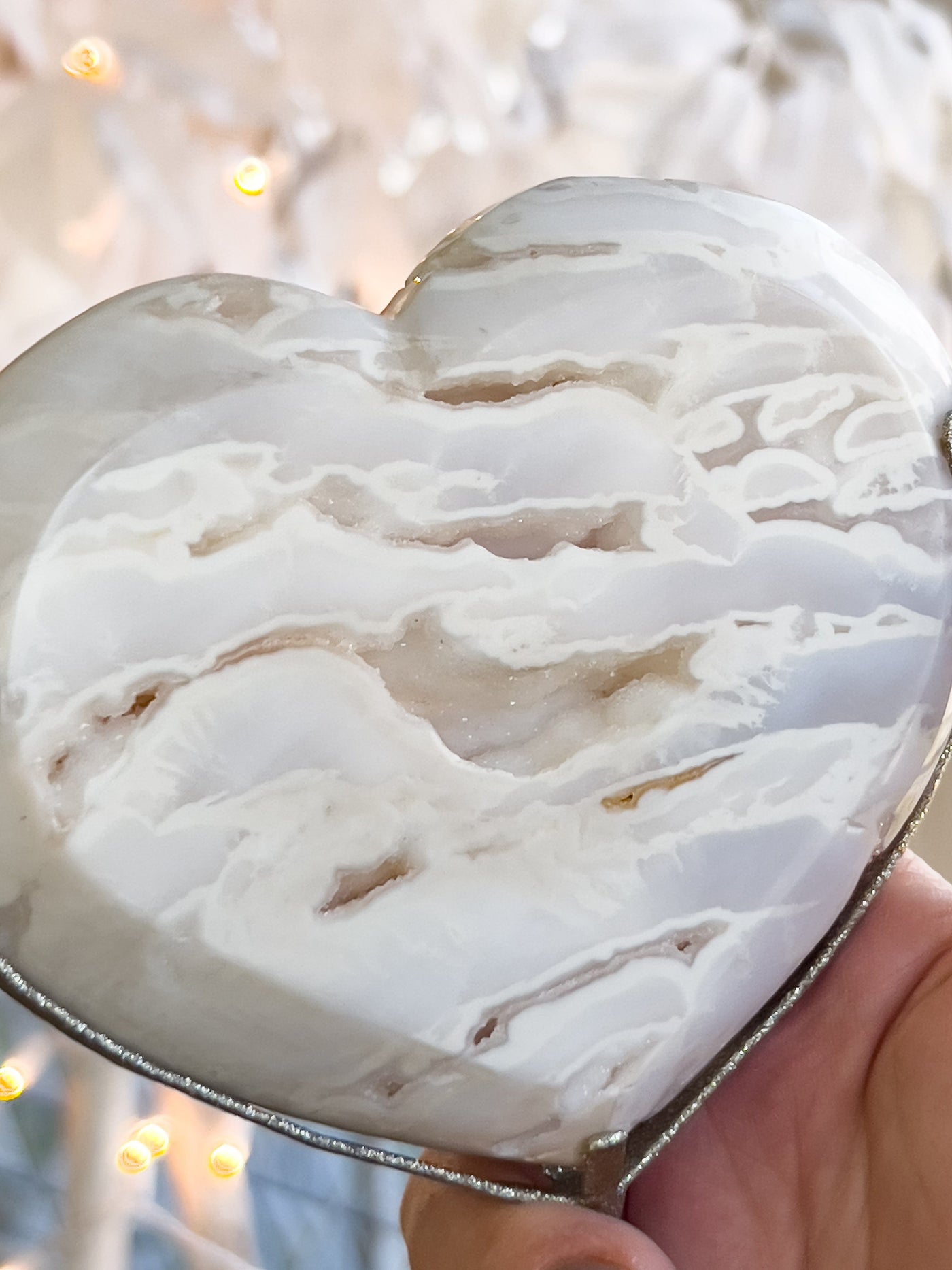 SNOW AGATE HEARTS ON STAND Revive In Style Vintage Furniture Painted Refinished Redesign Beautiful One of a Kind Artistic Antique Unique Home Decor Interior Design French Country Shabby Chic Cottage Farmhouse Grandmillenial Coastal Chalk Paint Metallic Glam Eclectic Quality Dovetailed Rustic Furniture Painter Pinterest Bedroom Living Room Entryway Kitchen Home Trends House Styles Decorating ideas