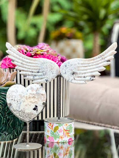 SNOW WHITE AGATE WINGS & HEART Revive In Style Vintage Furniture Painted Refinished Redesign Beautiful One of a Kind Artistic Antique Unique Home Decor Interior Design French Country Shabby Chic Cottage Farmhouse Grandmillenial Coastal Chalk Paint Metallic Glam Eclectic Quality Dovetailed Rustic Furniture Painter Pinterest Bedroom Living Room Entryway Kitchen Home Trends House Styles Decorating ideas