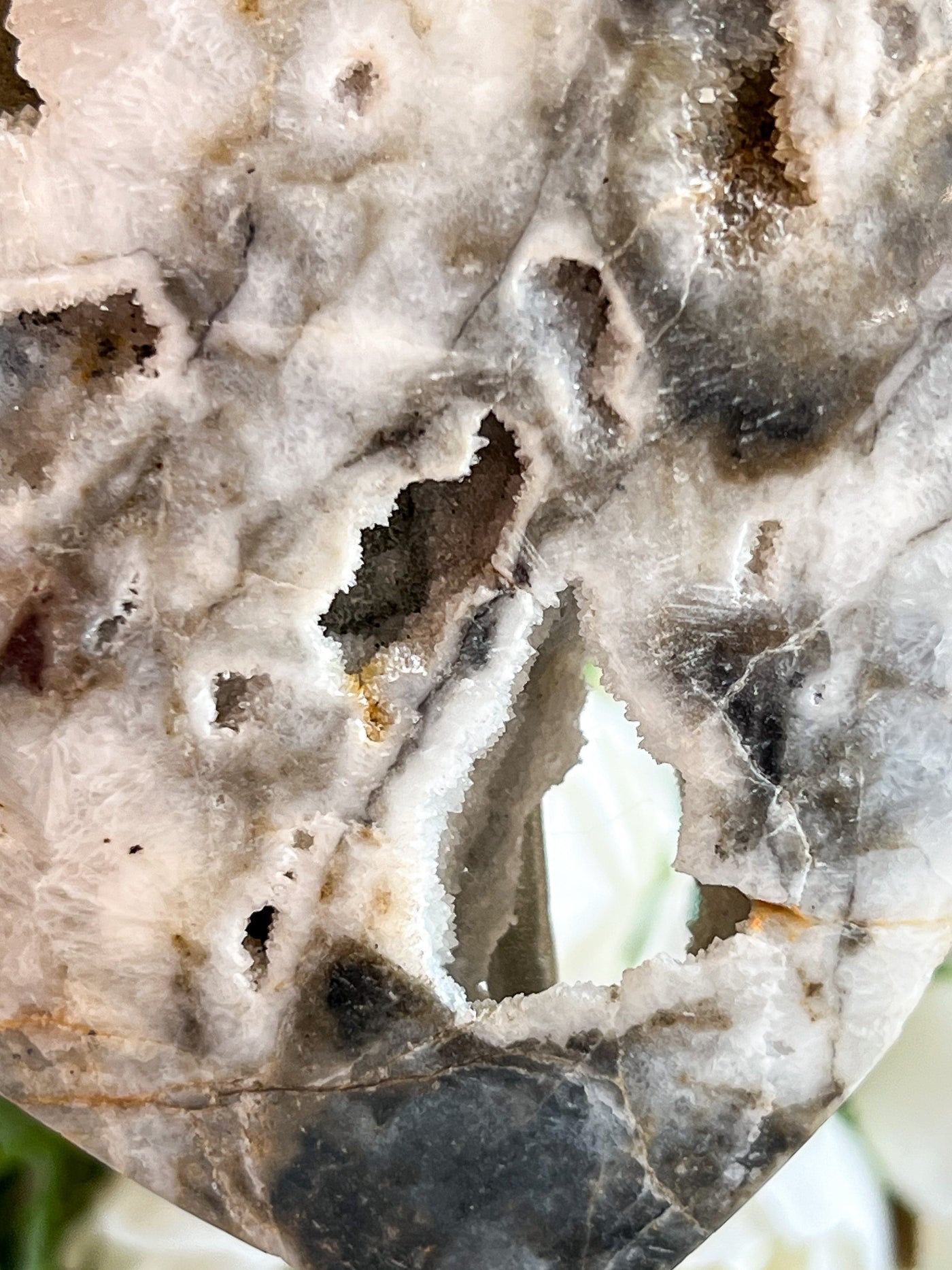 SPHALERITE HEART ON SHIMMERY STAND Revive In Style Vintage Furniture Painted Refinished Redesign Beautiful One of a Kind Artistic Antique Unique Home Decor Interior Design French Country Shabby Chic Cottage Farmhouse Grandmillenial Coastal Chalk Paint Metallic Glam Eclectic Quality Dovetailed Rustic Furniture Painter Pinterest Bedroom Living Room Entryway Kitchen Home Trends House Styles Decorating ideas