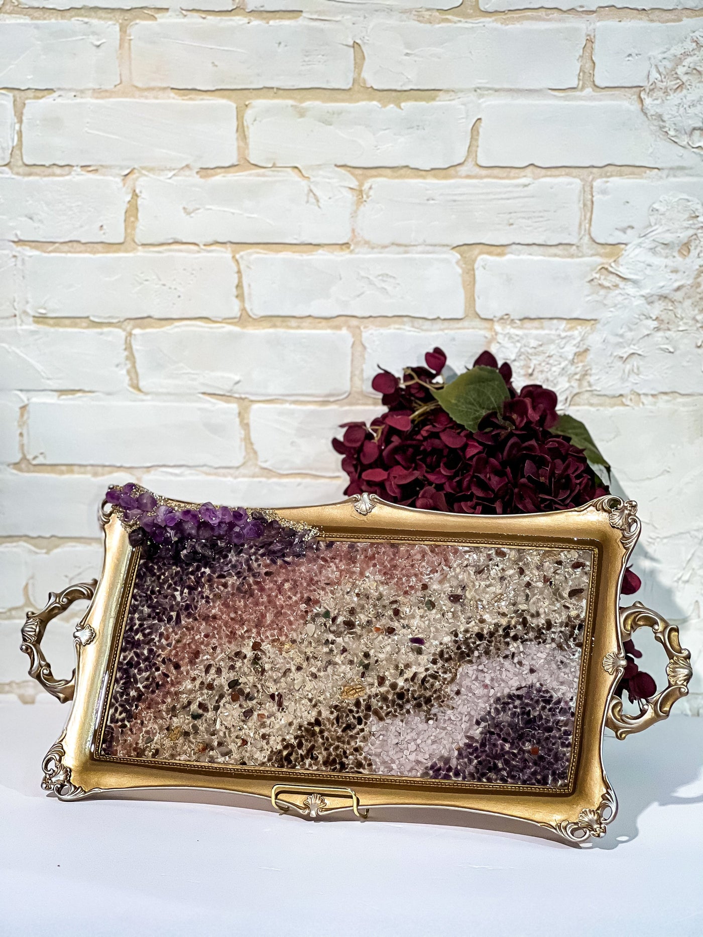 VINTAGE CRYSTAL TRAY Revive In Style Vintage Furniture Painted Refinished Redesign Beautiful One of a Kind Artistic Antique Unique Home Decor Interior Design French Country Shabby Chic Cottage Farmhouse Grandmillenial Coastal Chalk Paint Metallic Glam Eclectic Quality Dovetailed Rustic Furniture Painter Pinterest Bedroom Living Room Entryway Kitchen Home Trends House Styles Decorating ideas