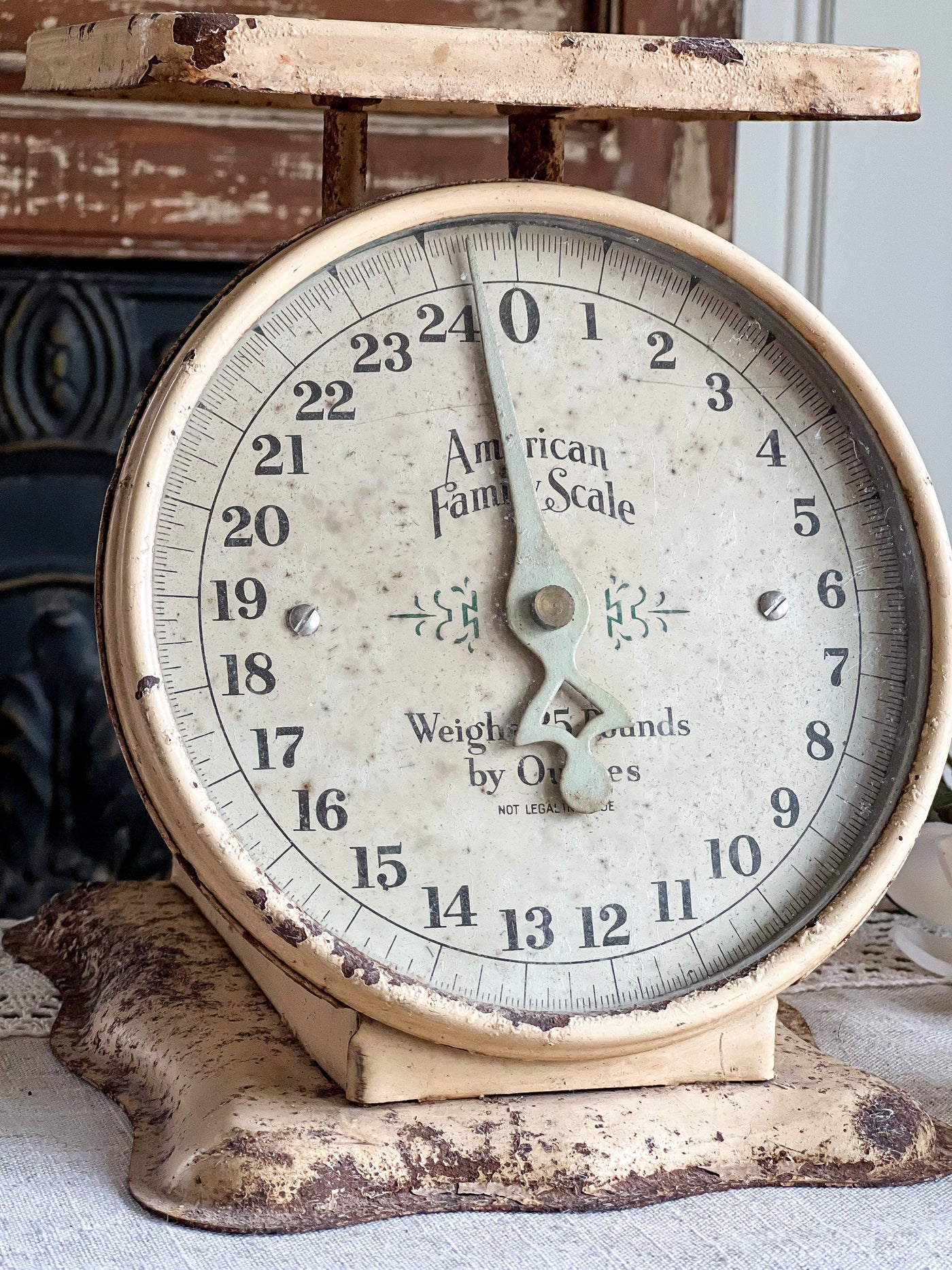 Vintage Rustic Metal American Family Scale (1950's) Revive In Style Vintage Furniture Painted Refinished Redesign Beautiful One of a Kind Artistic Antique Unique Home Decor Interior Design French Country Shabby Chic Cottage Farmhouse Grandmillenial Coastal Chalk Paint Metallic Glam Eclectic Quality Dovetailed Rustic Furniture Painter Pinterest Bedroom Living Room Entryway Kitchen Home Trends House Styles Decorating ideas